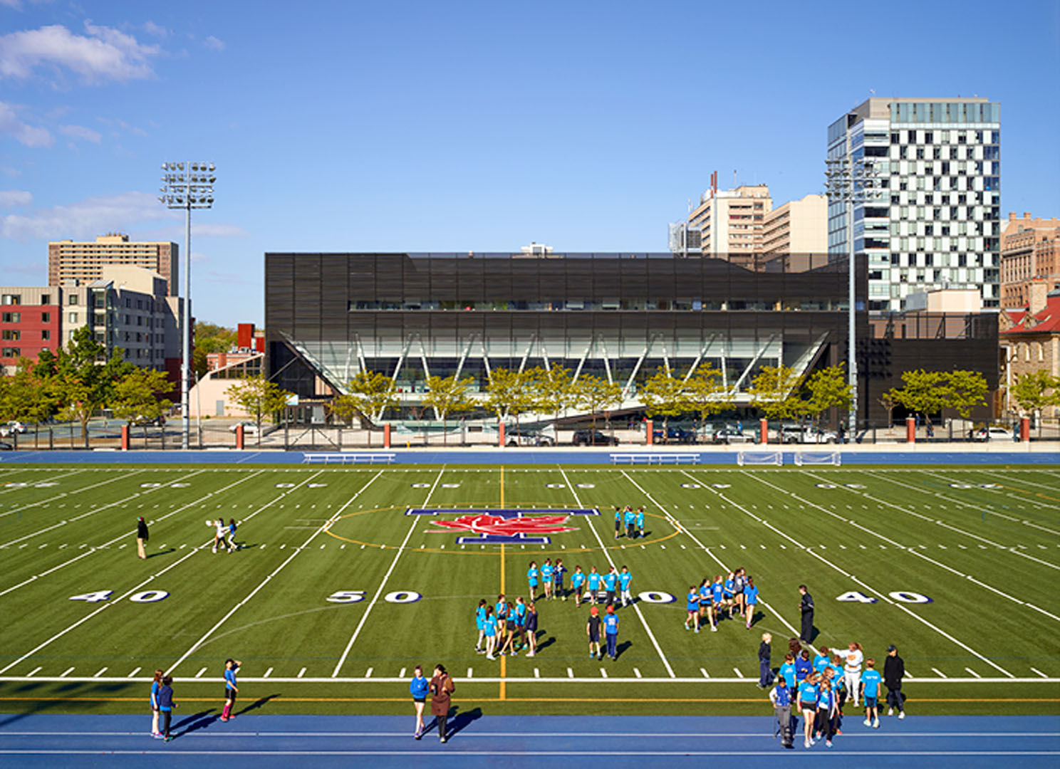 University of Toronto - Goldring Centre – Field and building daytime